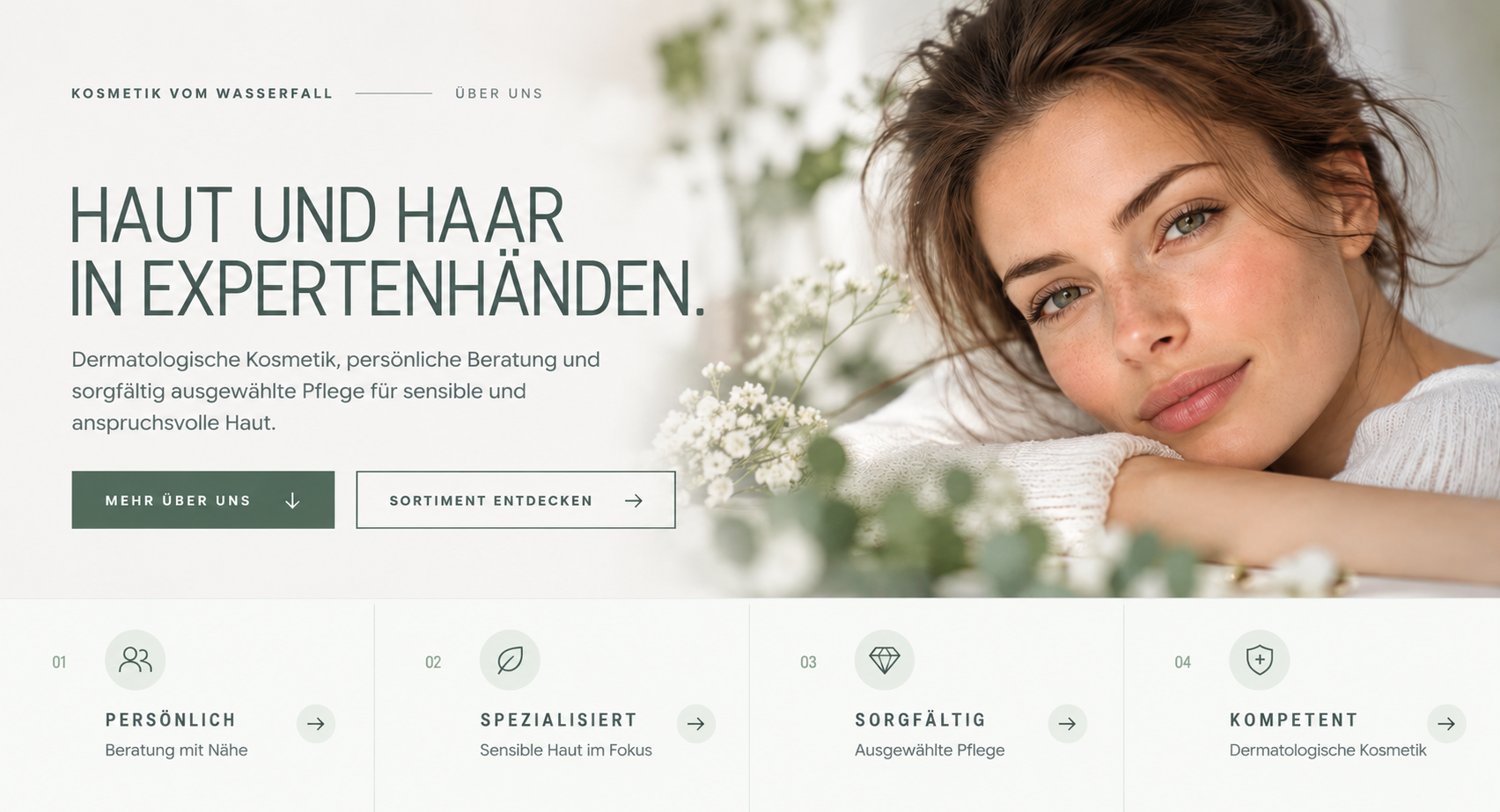 Kosmetik vom Wasserfall – Haut und Haar in Expertenhänden