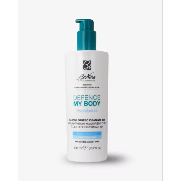 DEFENCE MY BODY Hydraboost Leichtes Feuchtigkeitsfluid 48h - 400 ml NEU