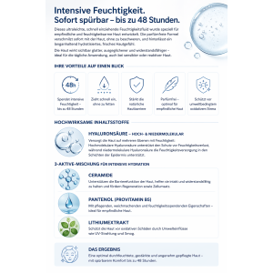DEFENCE MY BODY Hydraboost Leichtes Feuchtigkeitsfluid 48h - 400 ml NEU