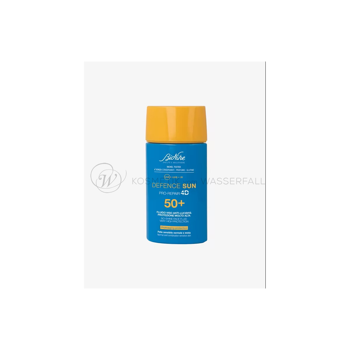 DEFENCE SUN 50+ pro-repair 4D no-shine face fluid - Mattiere