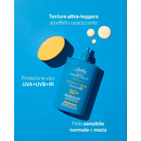 DEFENCE SUN 50+ pro-repair 4D no-shine face fluid - Mattierendes Gesichtsfluid mit LSF 50 - 50 ml