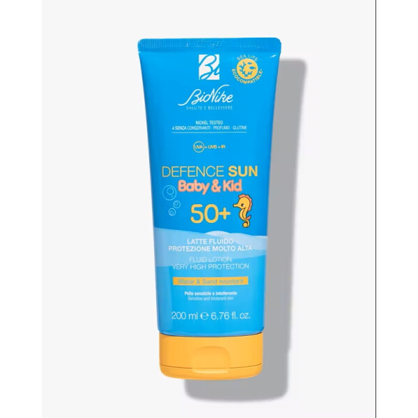 DEFENCE SUN Baby&Kids 50+ pro-repair 4D - fluid lotion - Baby&Kid Feuchtigkeitslotion LSF 50+ 200 ml